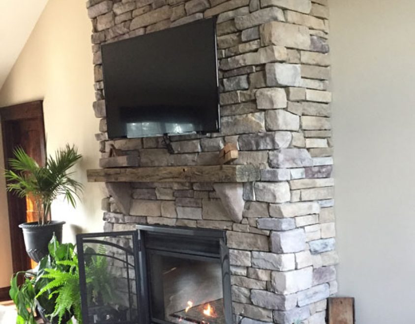 new fireplace